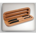 Bamboo Pen Gift Set w/ Pen & Pencil